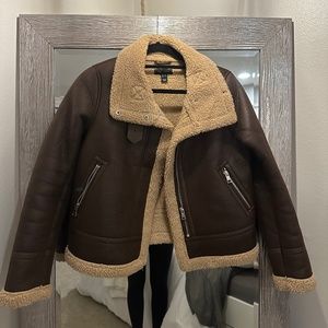 SHERPA LINED AVIATOR JACKET